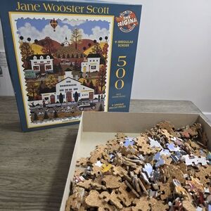 Doggie Deliverance by Jane Wooster Scott: Unique Vintage 500 Piece Jigsaw Puzzle